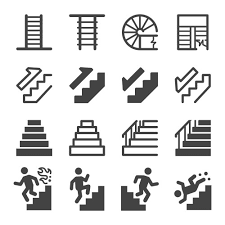 Floor Plan Stairs Vector Images Over 550