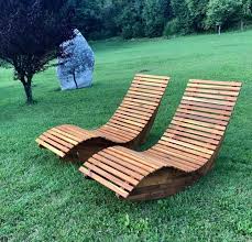 Rocking Chair Outdoor Bed Deck Bench