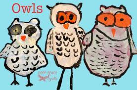 Snowy Owl Art Project Deep Space Sparkle