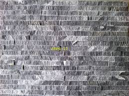 Grey Black Marble Stacked Stone Tiles