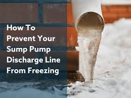 How To Prevent Sump Pump Discharge Line