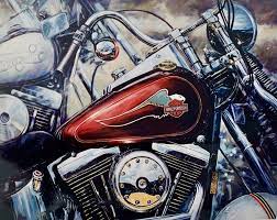 Harley Davidson Paintings The Legacy