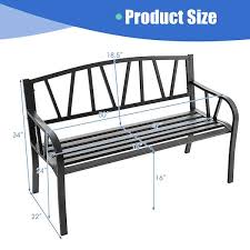 Metal Outdoor Garden Bench