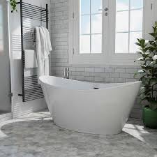 Flatbottom Acrylic Soaking Spa Tub