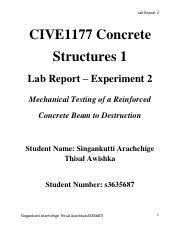 reinforced concrete beam