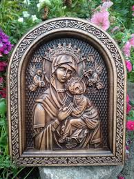 Religious Carved Wood Icon
