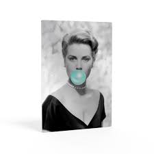Grace Kelly Teal Blue Bubble Gum