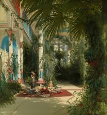The Interior Of The Palm House On The