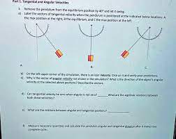 Tangential And Angular Velocities