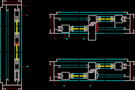 Sliding Door Details Dwg Detail For