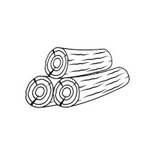 Pile Of Wood Icon Logo Icon Design