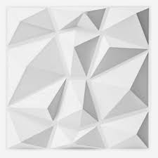 Decorative 3d Wall Panels 11 8 In X 11 8 In White Pvc Diamond Design Pack Of 33 Tiles 32 Sq Ft