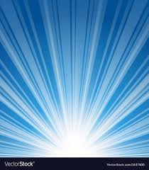 abstract blue background with sunbeam