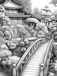 Bridge And A Pagoda Generative Ai