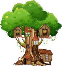 Tree House Drawing Images Free