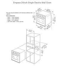 Empava 24 In Single Electric Wall Oven