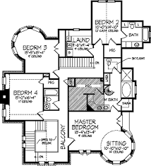 Floor Plan Queen Anne House Plans