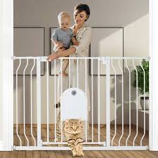 29 5 48 4 Baby Gate With Small Cat Door