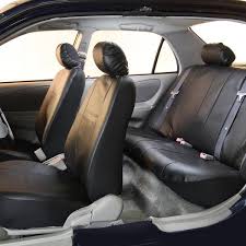 Pu Leather 47 In X 23 In X 1 In Full Set Seat Covers