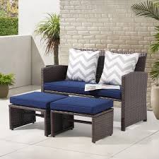 Outdoor Loveseat Patio Furniture Set