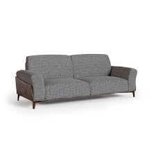 Vidalia 91 In W Flared Arm Fabric Straight Sofa In Gray