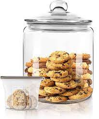Airtight Glass Jar Cookie Candy Penny