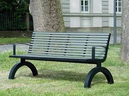 Pvc Bench With Armrests By Benkert Banke