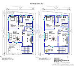 Perfect 2bhk House Plan With West