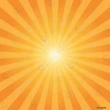 abstract sunbeams orange rays