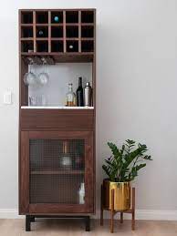 Diy Tall Bar Cabinet With Storage With