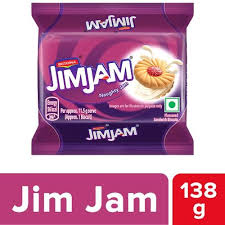 Buy Britannia Treat Jim Jam Biscuits