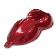 Apple Red Pearlized Candy Basecoat And