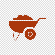 Wheelbarrow Vehicle Cart Logo Garden