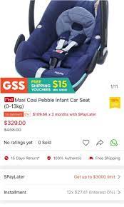 Maxi Cosi Pebble Infant Car Seat Not