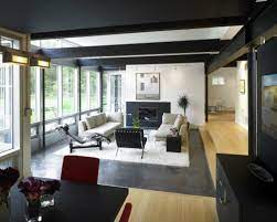 metal beams in interior design