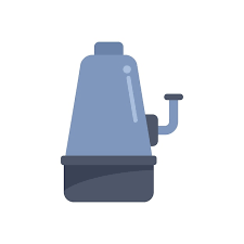Room Shower Head Icon Flat Vector