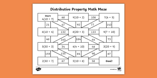 Third Grade Distributive Property Math