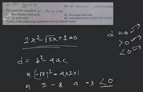 Solved The Quadratic Equation 2x2 5