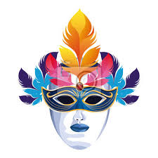 Masquerade Mask Icon Colorful Flat