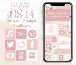 Pink Ios App Icons Iphone Icon Theme