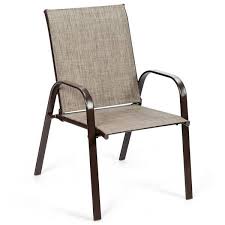 Metal Sling Outdoor Dining Chair