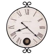 Howard Miller Magdalen Black Wall Clock