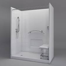 Step Shower Left Drain Freedom Showers
