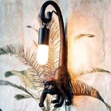 Monkey Lamp Table Or Wall Sconce