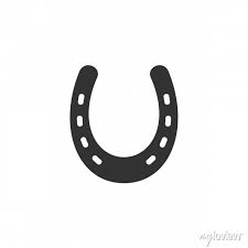 Horseshoe Icon Template Color Editable