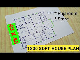 40 X 45 House Plans South Facing 40 X