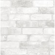 Nuwallpaper Loft White Brick Textured