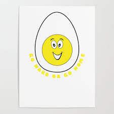 Funny Egg Pun Poster By Dogboo Society6