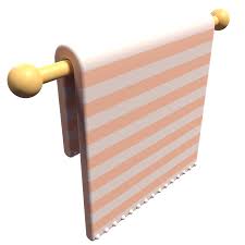 Towel Hanger 3d Icon In Png
