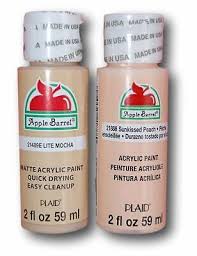 Acrylic Paint Flesh Skin Tones Set Lite